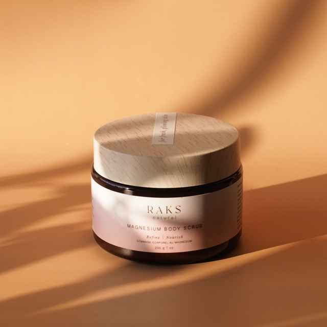 Cedarwood & Ylang Ylang Magnesium Body Scrub with Squalane Oil