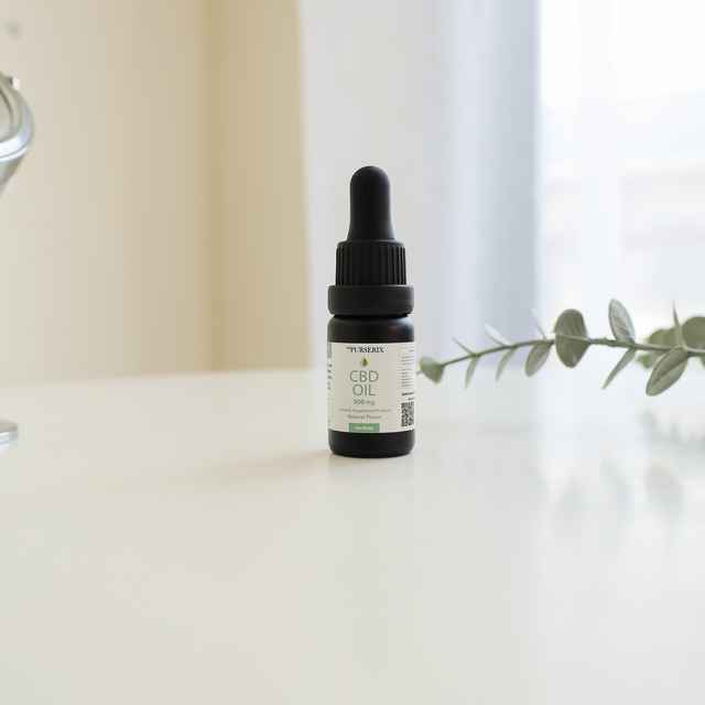 Purserix 300 mg CBD Oil Natural Flavor 10ml by Mellow Organic