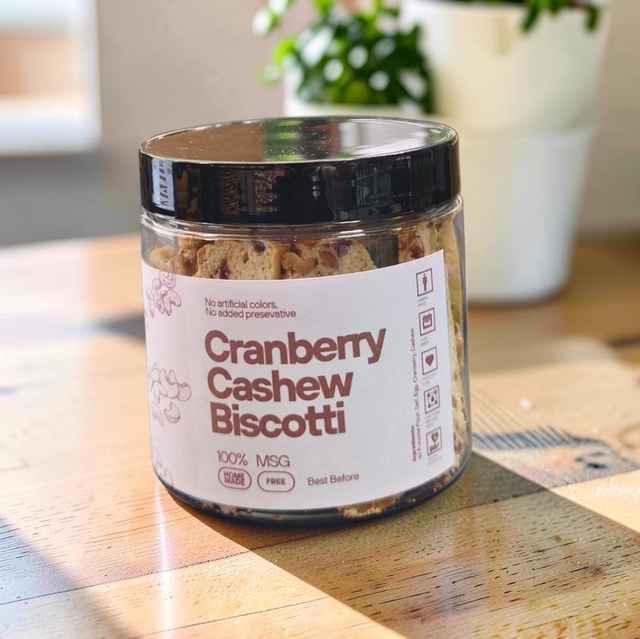 Cranberry Cashew Biscotti