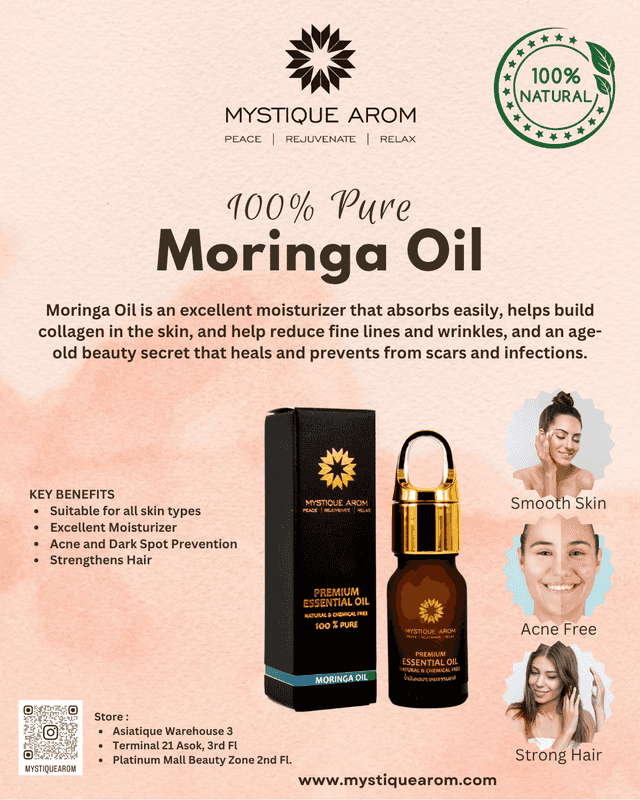 Pure Moringa Oil 10 ml