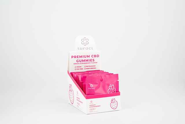 CBD Infused Gummy (Amou Strawberry) - BOX