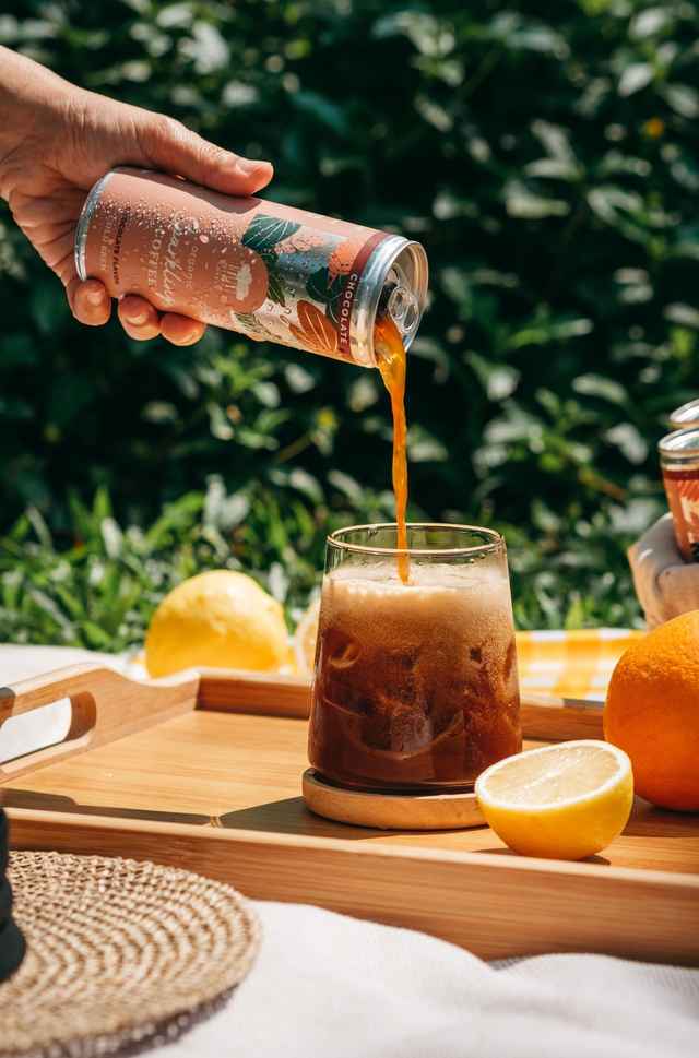 Organic Coffee : Sparkling Cold Brew Chocolate