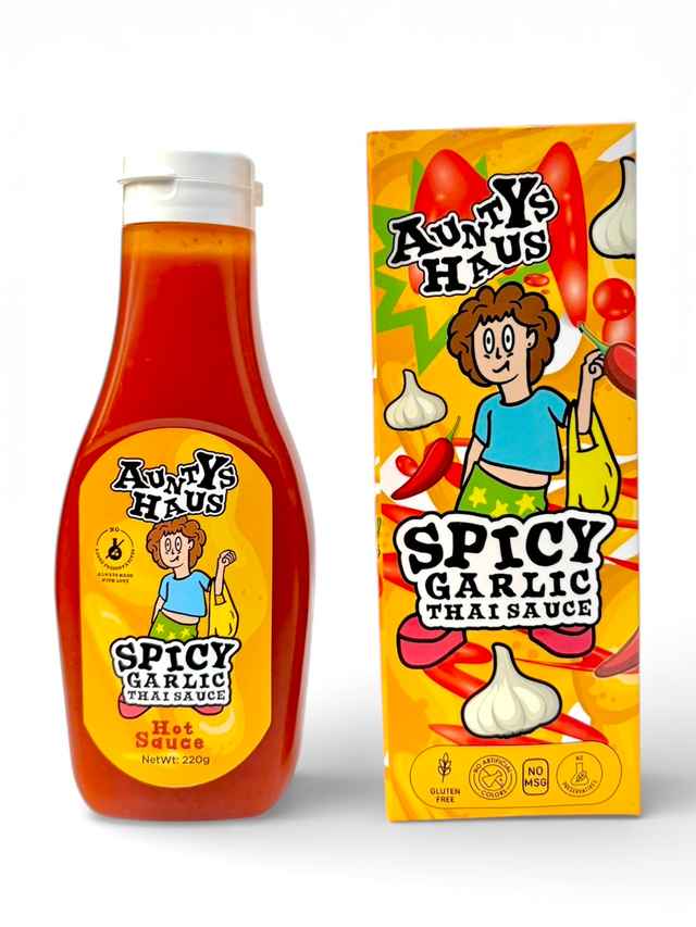 Auntys Haus Spicy Garlic Thai Sauce