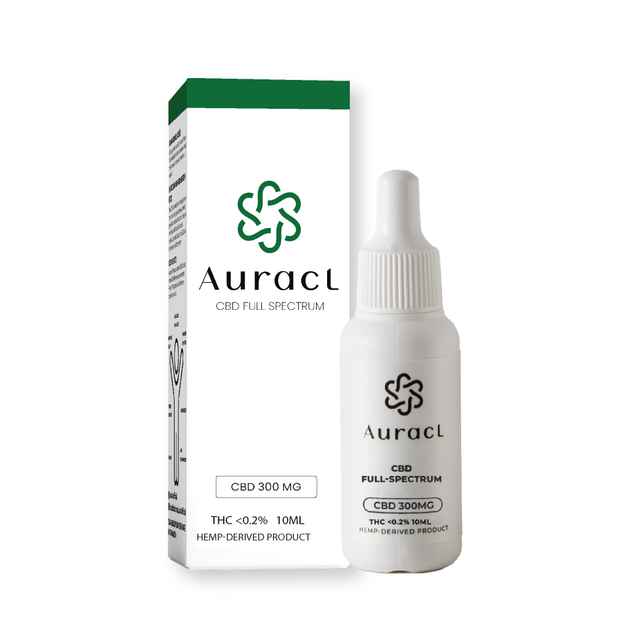 Auracl ซีบีดี ออยล์ ฟูล สเปกตรัม ทูโก 300 มก.