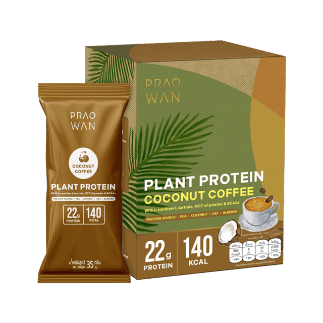 Praowan Plant Protein Coconut Coffee