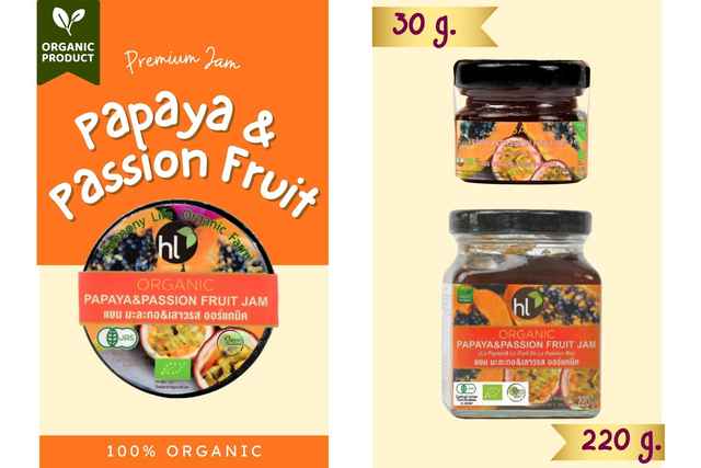 Organic Papaya & Passion Fruit Jam
