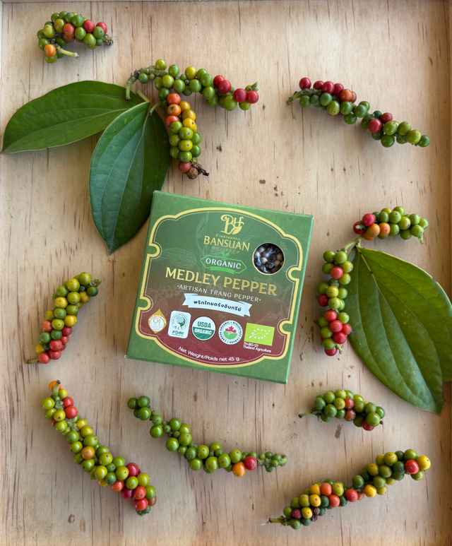 Organic Trang Medley Peppercorn Vacuum Pack 45g