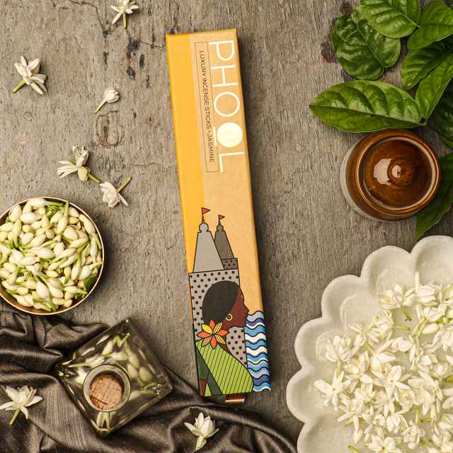 PHOOL NATURAL INCENSE STICKS - JASMINE