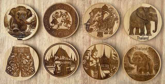 BAMBOO COASTERS THAI HERITAGE