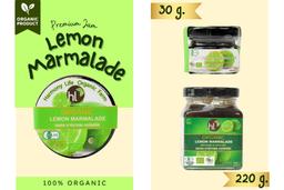 Organic Lemon Marmalade 220g.
