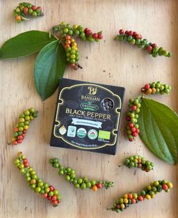 Organic Trang Black Peppercorn Vacuum Pack 45g