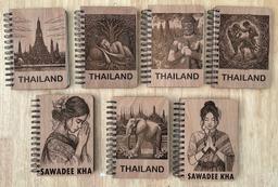 THAILAND HERITAGE WOODEN BOOK COVER