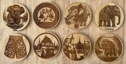 BAMBOO COASTERS THAI HERITAGE