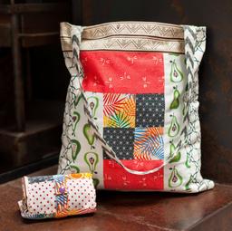 Patchwork Tote Bag