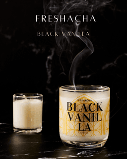 Rice Wax Candle - Black Vanilla