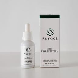 Auracl CBD Oil Full Spectrum 1,000mg [30ml]