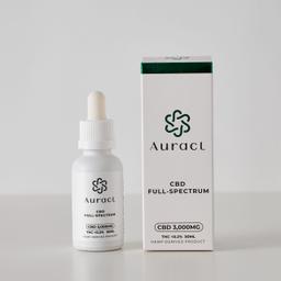 Auracl CBD Oil Full Spectrum 3,000mg [30ml]