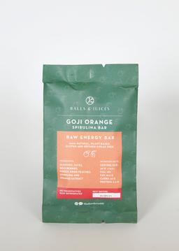 Goji Orange Spirulina Bar