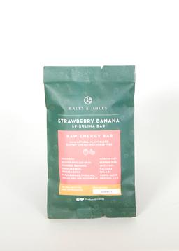 Strawberry & Banana Spirulina Bar