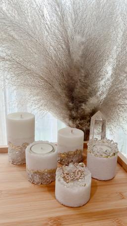 Clear Quartz Candle Collection