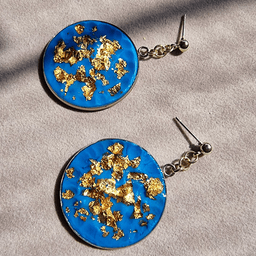 Gold Flakes in You - Blue