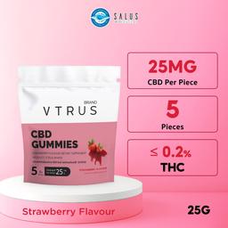 CBD Gummies Strawberry Flavour VTRUS Brand