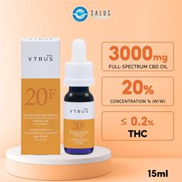 MCT Oil Plus CBD Extract Formula 20F (3,000 mg.) VTRUS Brand