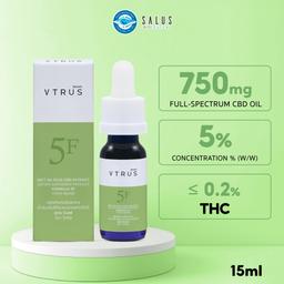 MCT Oil Plus CBD Extract Formula 5F (750 mg.) VTRUS Brand