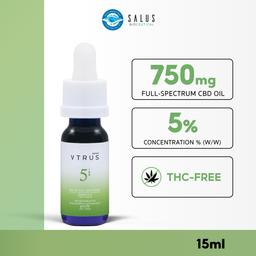 MCT Oil Plus CBD Extract Formula 5i (750 mg.) VTRUS Brand