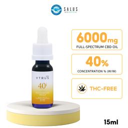 MCT Oil Plus CBD Extract Formula 40i (6,000 mg.) VTRUS Brand
