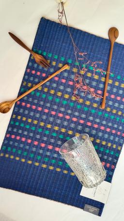 2 pieces Jute Sedge placemat handwoven