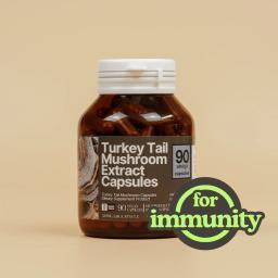 Earthling - Turkey Tail Mushroom Extract - Capsules - Immunity
