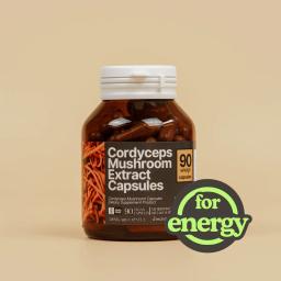 Earthling - Cordyceps Mushroom Extract Capsules (14:1 Concentrate)