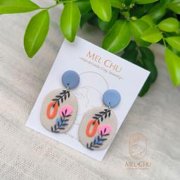 Muted Garden Drop Earrings