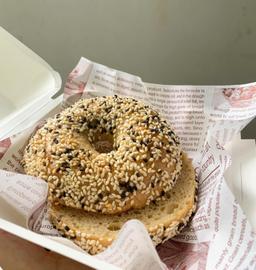 Sesame Sourdough Bagel