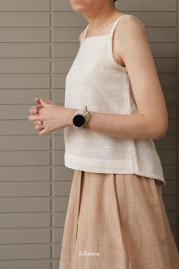 Layered Back Single Strap Top - Handmade