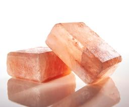 Rectangle Pink Salt Body Scrub Bar