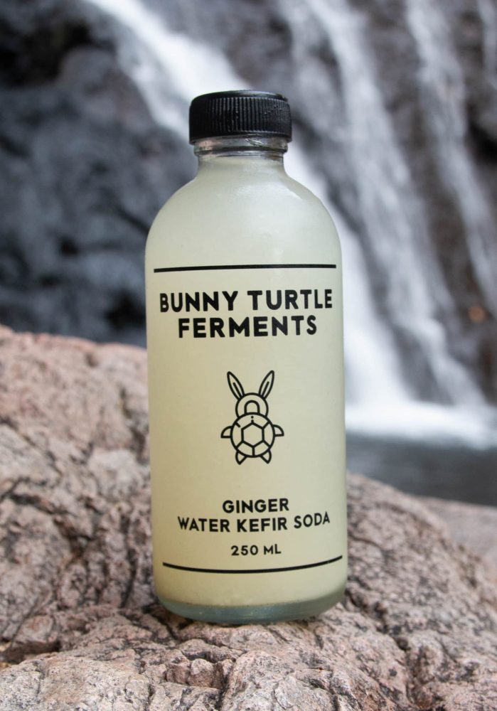 BT Ferments Ginger Water Kefir Soda Waterfall